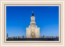 Load image into Gallery viewer, Cedar City Temple Blue Hour
