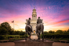 Load image into Gallery viewer, Nauvoo Joseph and Hyrum Sunrise
