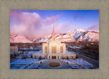 Load image into Gallery viewer, Ogden Winter Sunset Aerial

