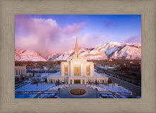 Load image into Gallery viewer, Ogden Winter Sunset Aerial
