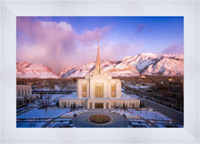 Load image into Gallery viewer, Ogden Winter Sunset Aerial
