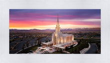 Load image into Gallery viewer, Oquirrh Mountain Pink Sunset Aerial

