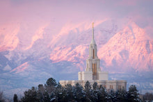 Load image into Gallery viewer, Payson Temple Winter Evening
