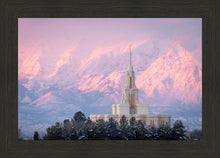 Load image into Gallery viewer, Payson Temple Winter Evening
