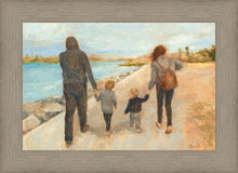 Load image into Gallery viewer, Family Walk On The Beach
