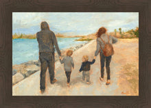 Load image into Gallery viewer, Family Walk On The Beach
