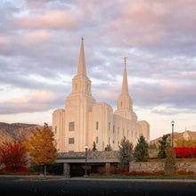 Load image into Gallery viewer, Brigham City Temple Seasons Change
