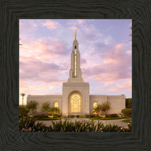 Load image into Gallery viewer, Redlands Temple Fountain Sunset
