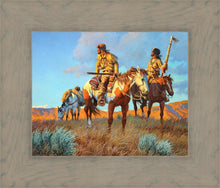 Load image into Gallery viewer, Watching Their Back Trail
