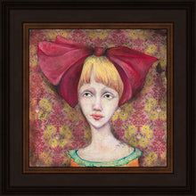 Load image into Gallery viewer, Clara Thoughtfully Considered Whether Or Not Her Red Ribbon Truly Brought Her Luck
