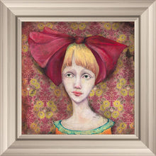 Load image into Gallery viewer, Clara Thoughtfully Considered Whether Or Not Her Red Ribbon Truly Brought Her Luck
