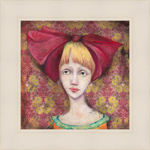 Load image into Gallery viewer, Clara Thoughtfully Considered Whether Or Not Her Red Ribbon Truly Brought Her Luck

