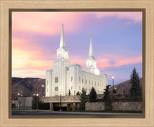 Load image into Gallery viewer, Brigham City Pastel Sunset Gallery Wrap
