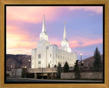 Load image into Gallery viewer, Brigham City Pastel Sunset Gallery Wrap
