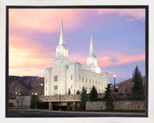 Load image into Gallery viewer, Brigham City Pastel Sunset Gallery Wrap
