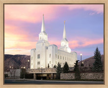 Load image into Gallery viewer, Brigham City Pastel Sunset Gallery Wrap

