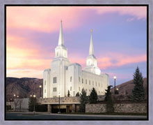Load image into Gallery viewer, Brigham City Pastel Sunset Gallery Wrap

