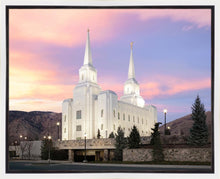 Load image into Gallery viewer, Brigham City Pastel Sunset Gallery Wrap
