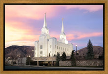 Load image into Gallery viewer, Brigham City Pastel Sunset Gallery Wrap
