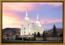 Load image into Gallery viewer, Brigham City Pastel Sunset Gallery Wrap
