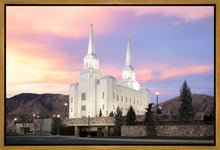 Load image into Gallery viewer, Brigham City Pastel Sunset Gallery Wrap
