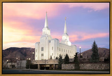 Load image into Gallery viewer, Brigham City Pastel Sunset Gallery Wrap
