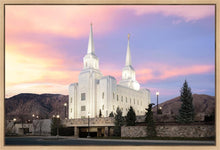 Load image into Gallery viewer, Brigham City Pastel Sunset Gallery Wrap

