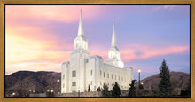 Load image into Gallery viewer, Brigham City Pastel Sunset Gallery Wrap
