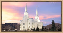 Load image into Gallery viewer, Brigham City Pastel Sunset Gallery Wrap
