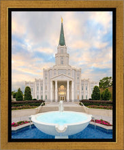 Load image into Gallery viewer, Houston Fountain Sunset Gallery Wrap
