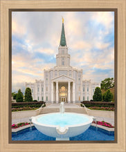 Load image into Gallery viewer, Houston Fountain Sunset Gallery Wrap
