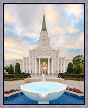 Load image into Gallery viewer, Houston Fountain Sunset Gallery Wrap
