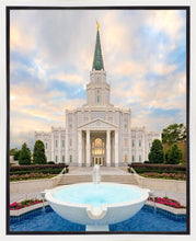Load image into Gallery viewer, Houston Fountain Sunset Gallery Wrap
