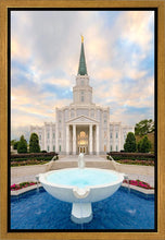 Load image into Gallery viewer, Houston Fountain Sunset Gallery Wrap

