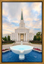 Load image into Gallery viewer, Houston Fountain Sunset Gallery Wrap
