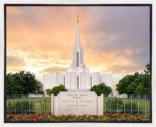 Load image into Gallery viewer, Jordan River Summer Sunset Gallery Wrap
