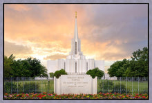 Load image into Gallery viewer, Jordan River Summer Sunset Gallery Wrap
