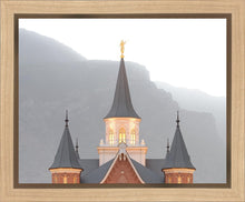 Load image into Gallery viewer, Provo City Center Morning Fog Gallery Wrap
