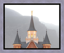 Load image into Gallery viewer, Provo City Center Morning Fog Gallery Wrap
