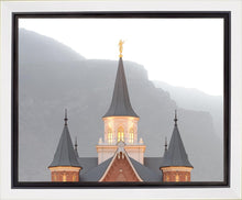 Load image into Gallery viewer, Provo City Center Morning Fog Gallery Wrap
