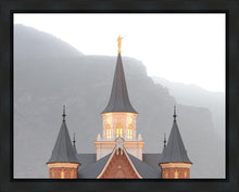 Load image into Gallery viewer, Provo City Center Morning Fog Gallery Wrap
