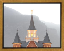 Load image into Gallery viewer, Provo City Center Morning Fog Gallery Wrap
