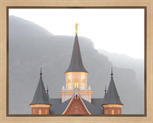 Load image into Gallery viewer, Provo City Center Morning Fog Gallery Wrap
