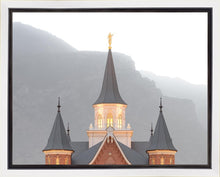 Load image into Gallery viewer, Provo City Center Morning Fog Gallery Wrap
