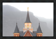 Load image into Gallery viewer, Provo City Center Morning Fog Gallery Wrap
