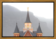 Load image into Gallery viewer, Provo City Center Morning Fog Gallery Wrap
