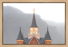 Load image into Gallery viewer, Provo City Center Morning Fog Gallery Wrap
