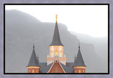 Load image into Gallery viewer, Provo City Center Morning Fog Gallery Wrap
