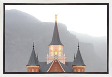 Load image into Gallery viewer, Provo City Center Morning Fog Gallery Wrap
