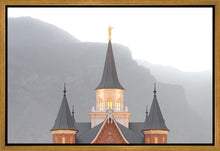 Load image into Gallery viewer, Provo City Center Morning Fog Gallery Wrap
